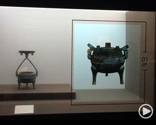 甘肃博物馆触摸设备展示